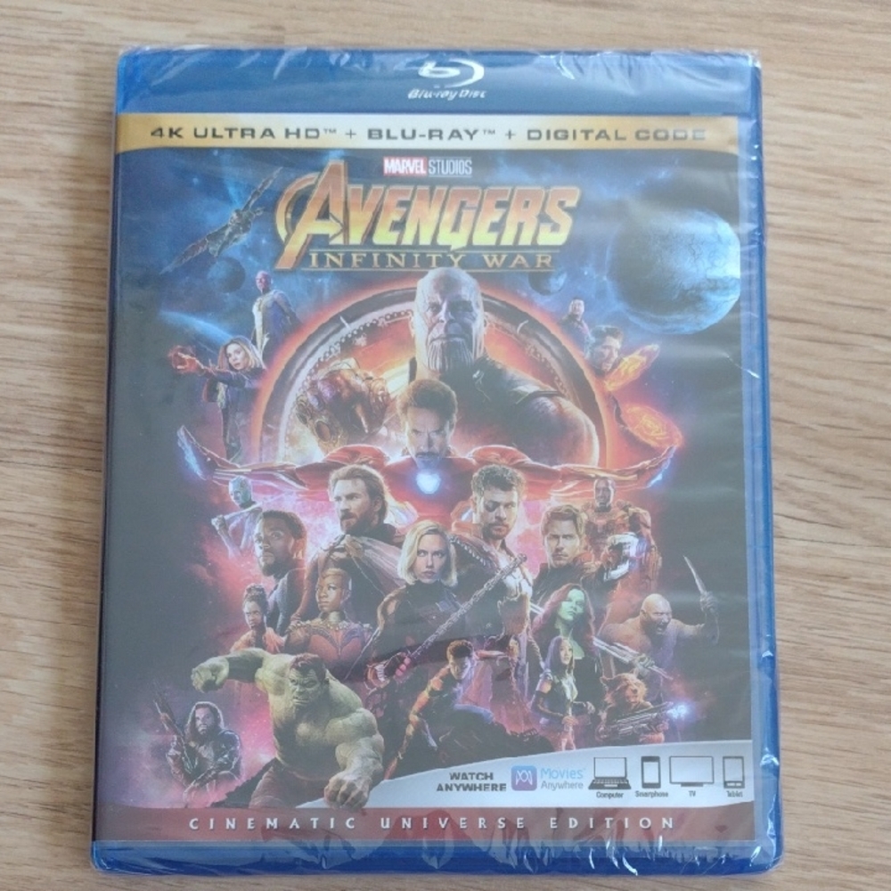 Avengers Infinity War 4K Ultra HD Cinematic Universe Edition NSIP